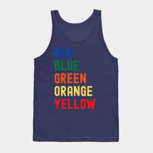 Colour Test Tank Top